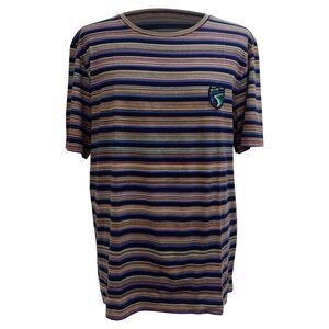 Missoni Patch Striped T-shirt in Mutlicolor Cotton